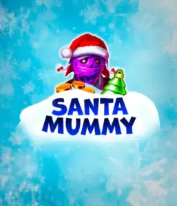  Познакомьтесь с уникальный слот "Santa Mummy" от Belatra, где Санта-мумия добавляет веселья в праздники. На изображении представлена персонаж в образе Санты, окруженная снежными хлопьями. Она напоминает атмосферу зимних праздников. Название игры "Santa Mummy" выделено крупными белыми буквами на голубом облаке.